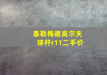 泰勒梅德高尔夫球杆r11二手价