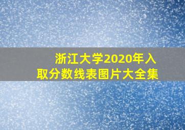 浙江大学2020年入取分数线表图片大全集