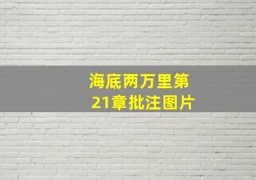 海底两万里第21章批注图片