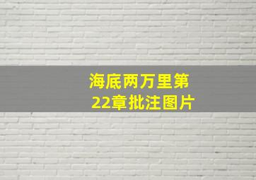 海底两万里第22章批注图片