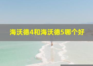 海沃德4和海沃德5哪个好