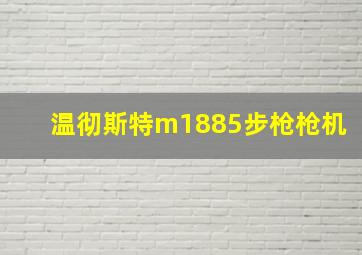 温彻斯特m1885步枪枪机