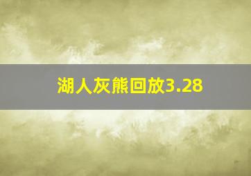 湖人灰熊回放3.28