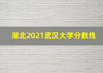 湖北2021武汉大学分数线