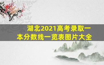 湖北2021高考录取一本分数线一览表图片大全