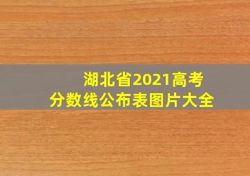 湖北省2021高考分数线公布表图片大全