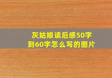 灰姑娘读后感50字到60字怎么写的图片