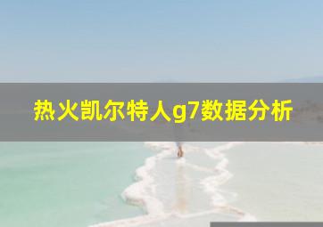 热火凯尔特人g7数据分析