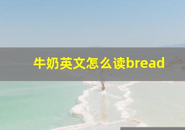 牛奶英文怎么读bread