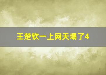 王楚钦一上网天塌了4