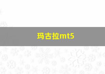 玛古拉mt5