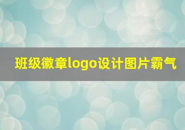 班级徽章logo设计图片霸气