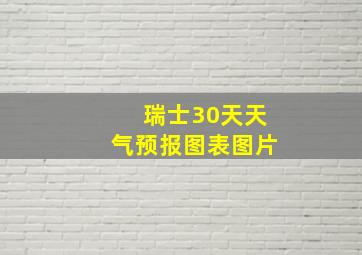 瑞士30天天气预报图表图片