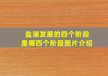 盐湖发展的四个阶段是哪四个阶段图片介绍