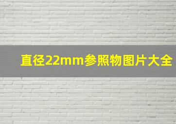 直径22mm参照物图片大全