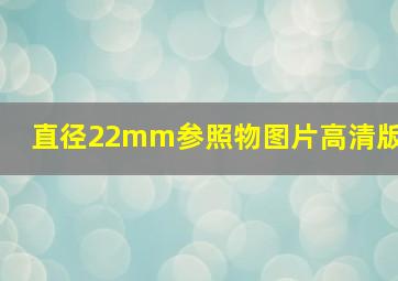 直径22mm参照物图片高清版