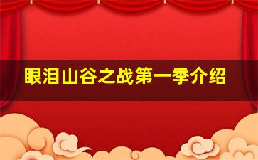 眼泪山谷之战第一季介绍