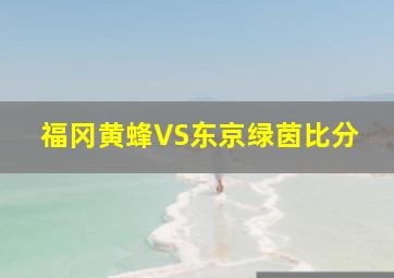 福冈黄蜂VS东京绿茵比分