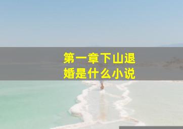 第一章下山退婚是什么小说