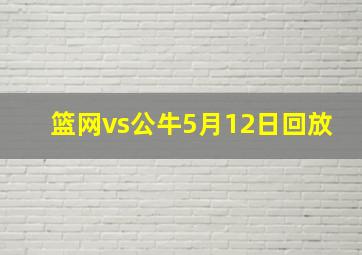 篮网vs公牛5月12日回放