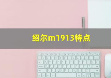 绍尔m1913特点