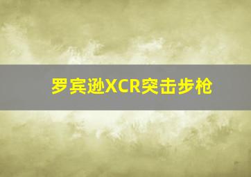 罗宾逊XCR突击步枪