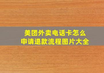 美团外卖电话卡怎么申请退款流程图片大全