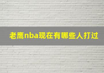 老鹰nba现在有哪些人打过