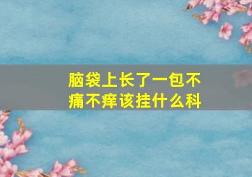 脑袋上长了一包不痛不痒该挂什么科