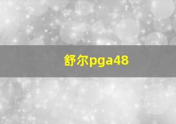 舒尔pga48