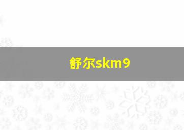 舒尔skm9