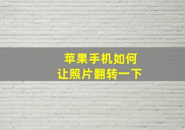 苹果手机如何让照片翻转一下