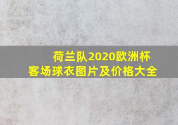 荷兰队2020欧洲杯客场球衣图片及价格大全