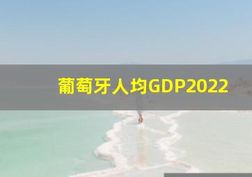 葡萄牙人均GDP2022