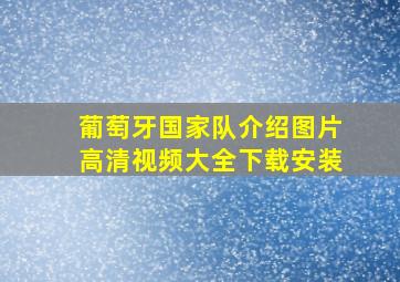 葡萄牙国家队介绍图片高清视频大全下载安装