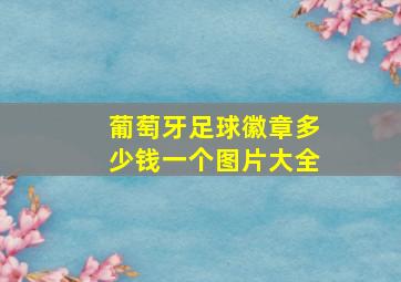 葡萄牙足球徽章多少钱一个图片大全