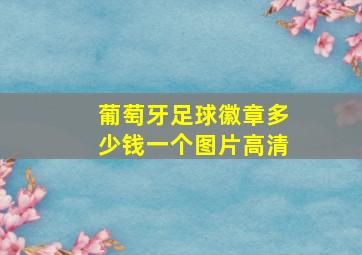 葡萄牙足球徽章多少钱一个图片高清