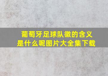 葡萄牙足球队徽的含义是什么呢图片大全集下载