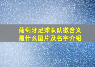 葡萄牙足球队队徽含义是什么图片及名字介绍