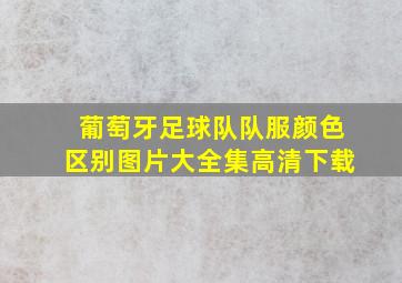 葡萄牙足球队队服颜色区别图片大全集高清下载