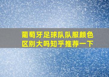 葡萄牙足球队队服颜色区别大吗知乎推荐一下