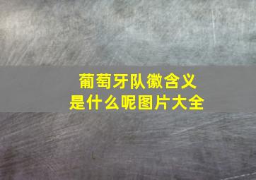 葡萄牙队徽含义是什么呢图片大全