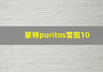 蒙特puritos雪茄10