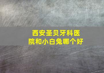 西安圣贝牙科医院和小白兔哪个好