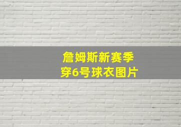 詹姆斯新赛季穿6号球衣图片