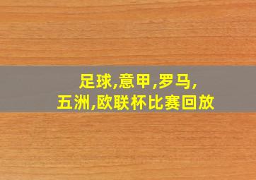 足球,意甲,罗马,五洲,欧联杯比赛回放