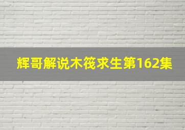 辉哥解说木筏求生第162集