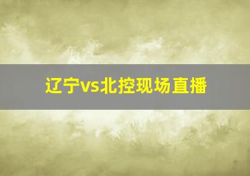 辽宁vs北控现场直播