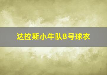 达拉斯小牛队8号球衣