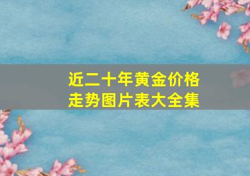 近二十年黄金价格走势图片表大全集